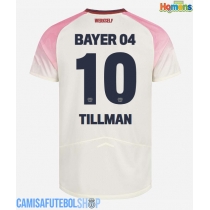 Camisa de time de futebol Bayer Leverkusen Malik Tillman #10 Replicas 2º Equipamento 2025-26 Manga Curta